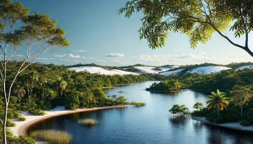 Ilha de Algodoal lago da princesa Marudá lotes terrenos parreira corretor